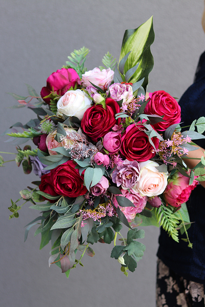 bukiet dekoracja nagrobna Benila, dł.46cm 