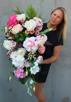 komplet dekoracji nagrobnych Lady, dł. 88 / 55cm