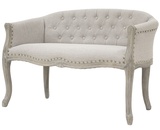 Ludwik, szara sofa, wym.105x50x70cm