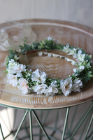 Ferruna, komunijny kwiatowy wianek na głowę, rozmiar uniwersalny