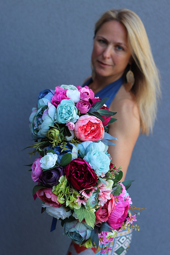 Caryca na Santorini, wypożyczenie dekoracyjnej girlandy, 1 szt. dł.100cm  