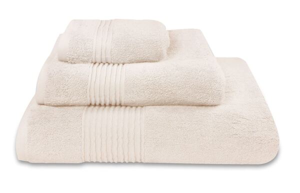 bawełniany ręcznik Basic, kolor krem, wym.30x50cm