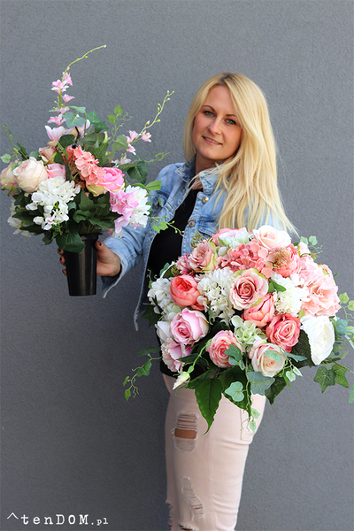 Janina Salea, bukiet / dekoracja nagrobna, dł.50cm 