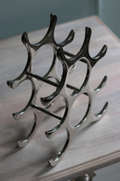 Exclusive Glamouria, stojak na wino, 10 butelek, wym.30x24x12cm