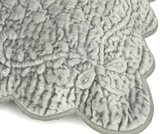 Adria, dekoracyjna narzuta velvetowa, popiel 240x220cm 