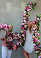 Bella Jesienna 2, kwiatowy wianek na drzwi, śr.56cm  