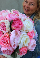 bukiet / Flowerbox / kompozycja Princessa, wys.35cm