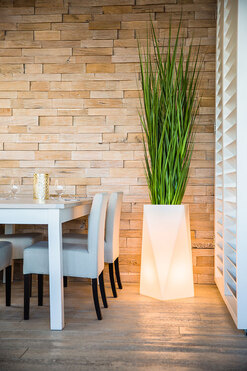 Nevis donica podświetlana światło ciepłe 46x75cm