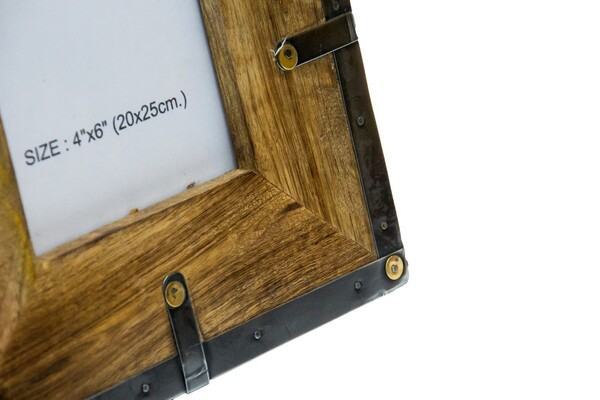 ramka na zdjęcie z drewna mangowego D 10x15cm