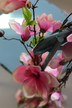 girlanda / dekoracja roślinna z Magnolii, dł.175cm 