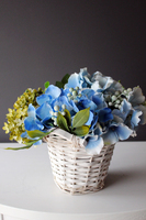 nieduży kosz z kwiatami Pedro wys.25cm, śr.30cm