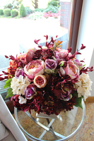 Belle Epoque kompozycja kwiatowa, wys.55 cm