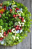 jesienny wianek Jesienne Klimaty, śr.36cm