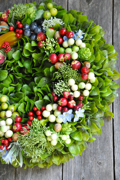 jesienny wianek Jesienne Klimaty, śr.36cm