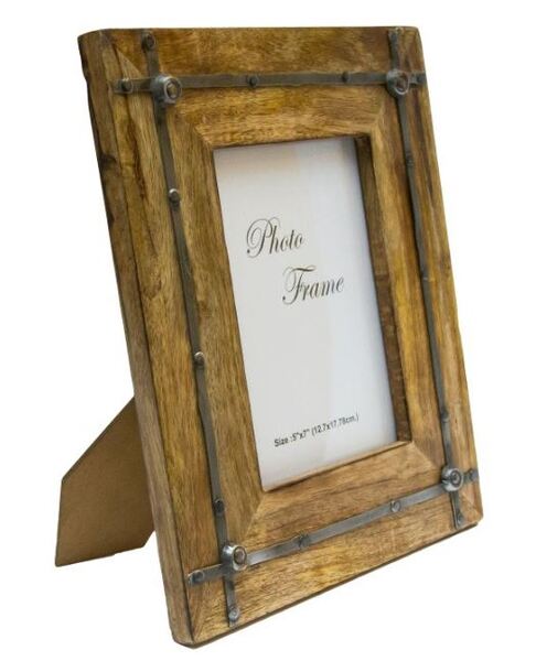 ramka na zdjęcie z drewna mangowego E 13x18cm