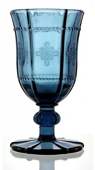 Blue Exclusive, kieliszki kpl.6szt., wym.9x9x16cm