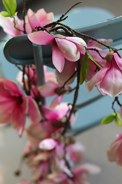 girlanda / dekoracja roślinna z Magnolii, dł.175cm 