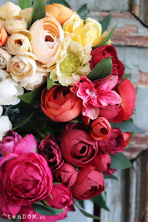 dekoracyjny wianek, Mini Tęcza, śr.23cm