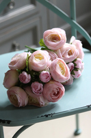 bukiet jasnoróżowych pełników, Liliana, dł.25cm