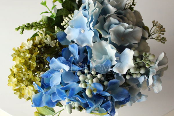 nieduży kosz z kwiatami Pedro wys.25cm, śr.30cm