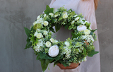 Anna, dekoracyjny wianek kwiatowy, śr.40cm 