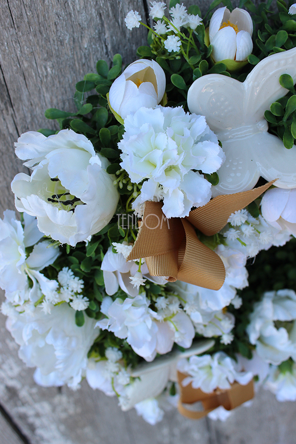 dekoracyjny wianek Urocze Motyle, śr.33cm