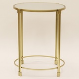 Kevin, kpl. 2 okrągłych lustrzanych stolików