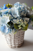 nieduży kosz z kwiatami Pedro wys.25cm, śr.30cm