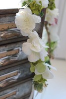 Flossy, komunijny kwiatowy wianek na głowę, rozmiar uniwersalny