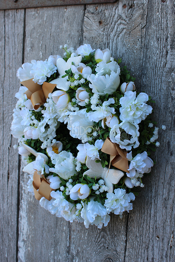 dekoracyjny wianek Urocze Motyle, śr.33cm