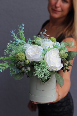 barwny flowerbox Belania, wys.32cm