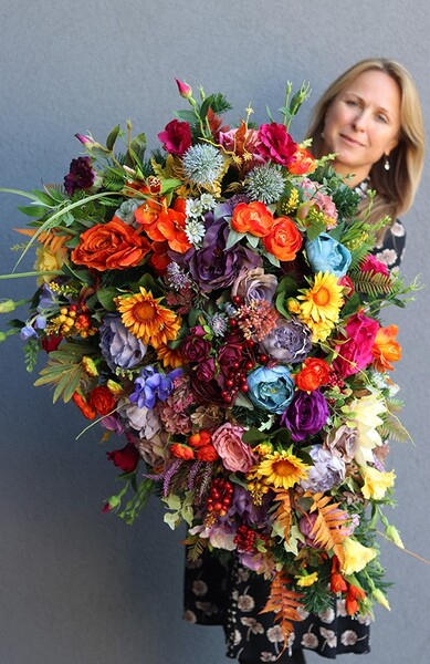 Gertano, jesienna wiązanka nagrobna, dł.104cm