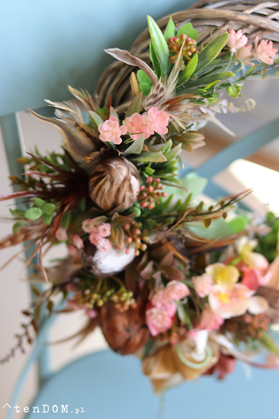 dekoracyjny wianek wielkanocny, Melissa, śr.35cm