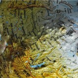 Frost Relief globus podświetlany plastyczny, kula 30cm Nova Rico