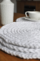 podkładki / maty kuchenne White, komplet 4 sztuk