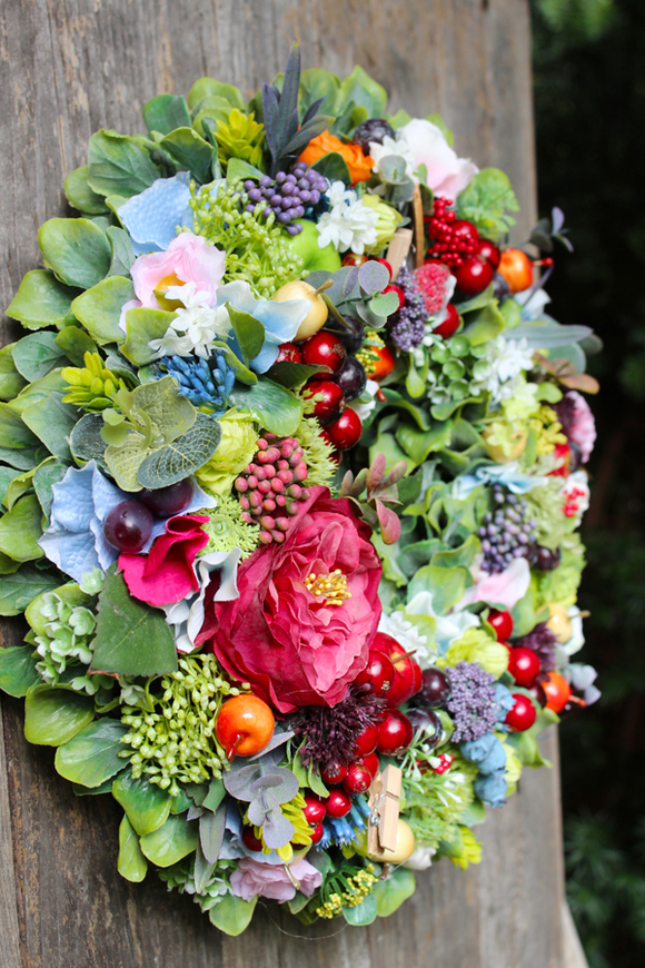 jesienny wianek Jesienna Kompozycja 2, śr.36cm