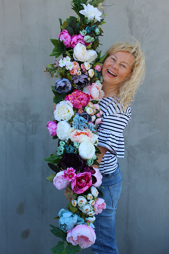 barwna girlanda Caryca Katarzyna, dł.1m   