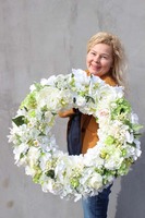 bardzo duży wianek / wieniec na drzwi Cesarski, śr.50cm