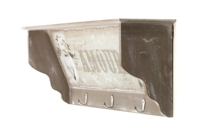 wieszak z półką Amour