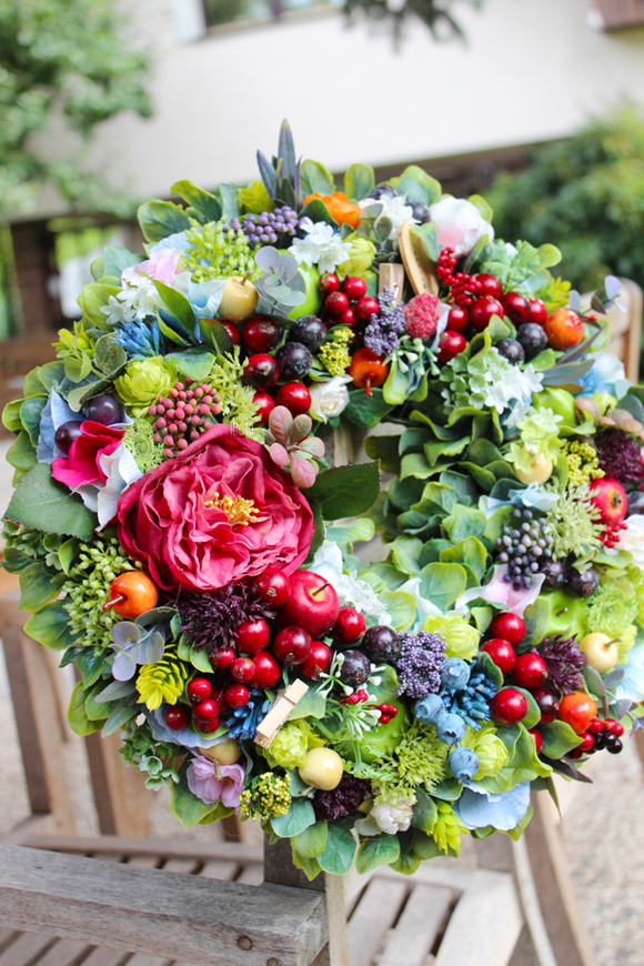 jesienny wianek Jesienna Kompozycja 2, śr.36cm