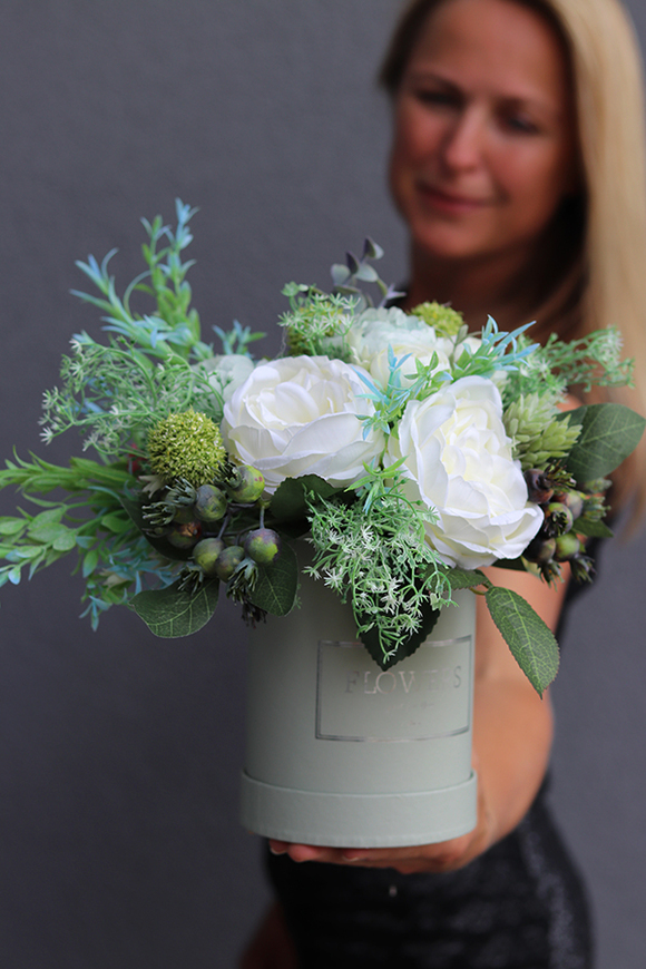 barwny flowerbox Belania, wys.32cm