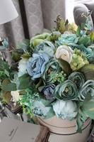 Blue Moon, bukiet / Flowerbox / kompozycja, wys.36cm