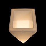 Rossa donica podświetlana światło ciepłe 38x75cm