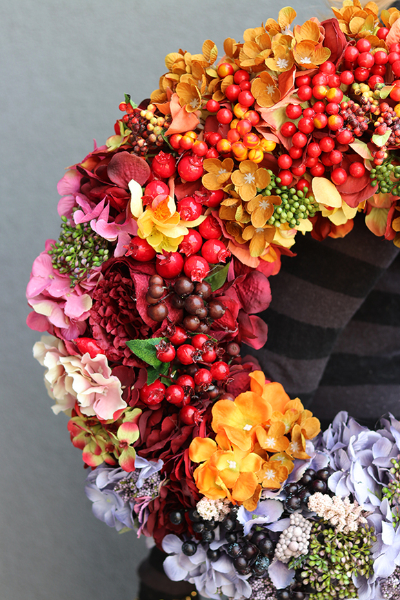 dekoracyjny wianek na drzwi Magia Jesieni, śr.50cm 