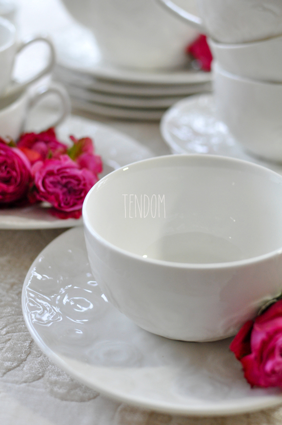 Różana, miska porcelanowa do zupy, śr.16cm, poj.750ml