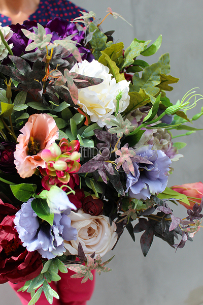 kompozycja kwiatowa / bukiet England nr4, wys.60cm,śr.40cm