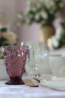 Pink Exclusive, szklanki niskie kpl.6 szt., wym.9x10cm