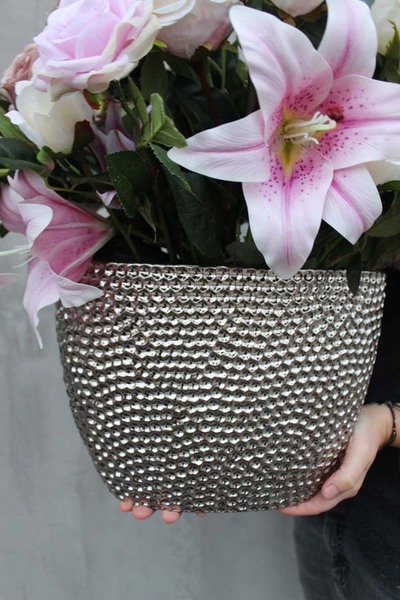 Lilia Exclusive kompozycja kwiatowa / bukiet, wys.56x60x40cm