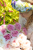 bukiet 10 szt. jasnoróżowych róż Premium, wys.70cm