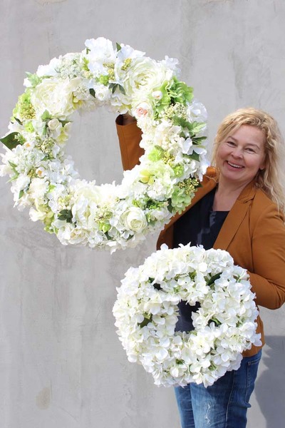 bardzo duży wianek / wieniec na drzwi Cesarski, śr.50cm